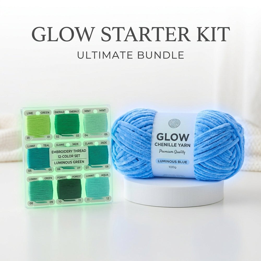 Glow in the Dark yarn starter kit